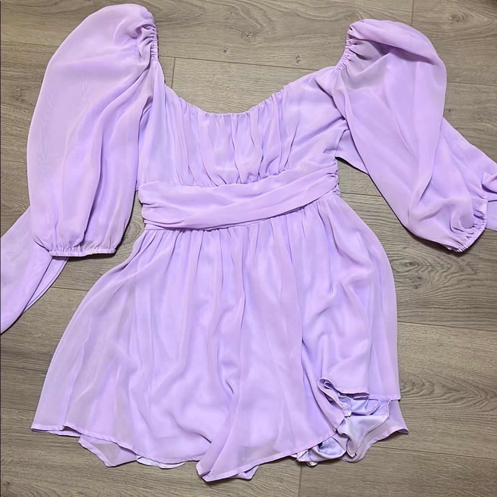 Lavender Lucy in the Sky Romper